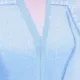 迪士尼冰雪奇緣艾爾莎/安娜/奧拉夫 1 件件幼兒女孩角色印花蝴蝶結背心/緊身褲
 藍紫色