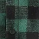 Plaid Print Lapel Collar Long-sleeve Baby Jumpsuit Dark Green