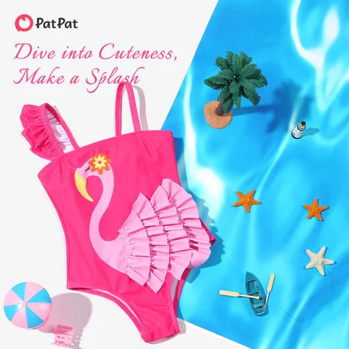 Flamingo Hyper-Tactile Badeanzug-Set für Kleinkinder - 1 Stück
