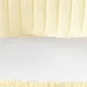 2 pezzi Neonato Ragazza Bordo volant Essenziale Senza maniche Set neonato giallo chiaro