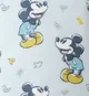 Disney Mickey and Friends Bebé Unissexo Infantil Manga curta Macacão Cinza Azulado