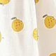 2-piece Toddler Girls Fruit Print Bow Top and Shorts Set Yellow