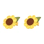 Toddler/kids Girl Sweet and Cute Sunflower Hair Clip Color-B