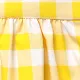 Kleinkinder Mädchen Flatterärmel Süß Zitrone Kleider gelb