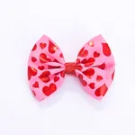 Toddler/kids/adult Sweet Colorful Love Heart Butterfly Hair Clip Hot Pink
