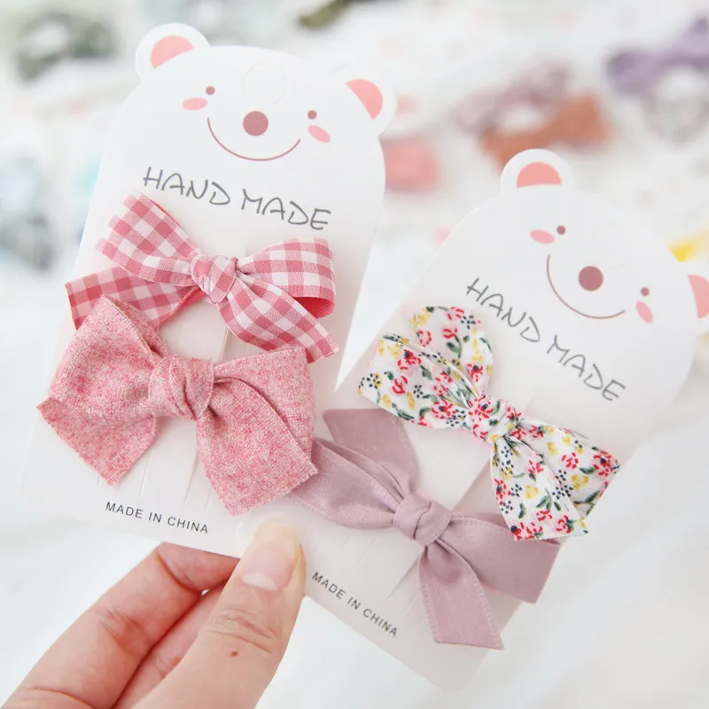 Paquete de 2 accesorios para el cabello de mariposa dulce y linda niña para niños pequeños / niños Rosado big image 1