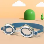Gafas de natación de alta definición impermeables de animales de dibujos animados lindos deportivos para niños pequeños / niños Gris azulado