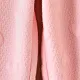 Pantalones elásticos con bordado de corazón de color sólido básico para niña pequeña Rosado