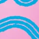 Toddler/kids Cartoon Silicone Letter Swim Cap Pink