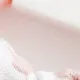2er-Pack Kleinkind/Kinder Mädchen Süße Niedliche Minimalistische Schleife Haargummis rosa