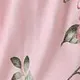 Pasqua Neonato Ragazza Bordo volant Fiore grande Dolce Manica lunga Tute Rosa