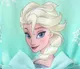Disney Frozen Kleinkind Mädchen Elsa 1pc Naia™ Charakter Print Fliege Taille Rüschenärmel Strampler blau