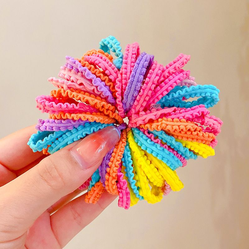 Baby/toddler/kids Sweet Style Colorful 50-pack Hair Tie