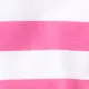 Disney Mickey and Friends Baby Boy/Girl 1pc Naia™ Navy Collar Striped Sleeveless Romper Pink