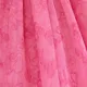 Barbie Páscoa Criança Menina Saia de várias camadas Letras Vestidos cor de rosa