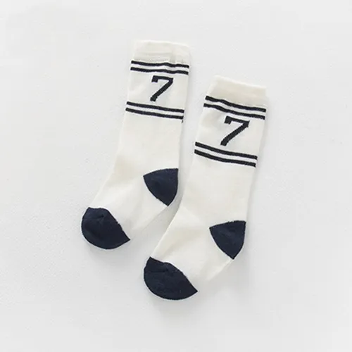 Baby/toddler Collegiate Style Athletic Mid-Calf Socks