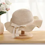 Sombrero para el sol dulce de verano de niña para niños pequeños / niños  Beige