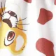 Disney Rei Leão Bebé Mangas franzidas Leão Infantil Manga curta Vestidos marrom avermelhado