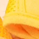 嬰幼兒卡通動物護膝，帶可調節厚海綿，用於爬行和防滑護肘，四季新款 黃色