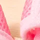 Baby-/Kleinkind-Cartoon-Tier-Knieschoner mit verstellbarem dickem Schwamm zum Krabbeln und rutschfesten Ellbogenschützern, Four Seasons New Style rosa