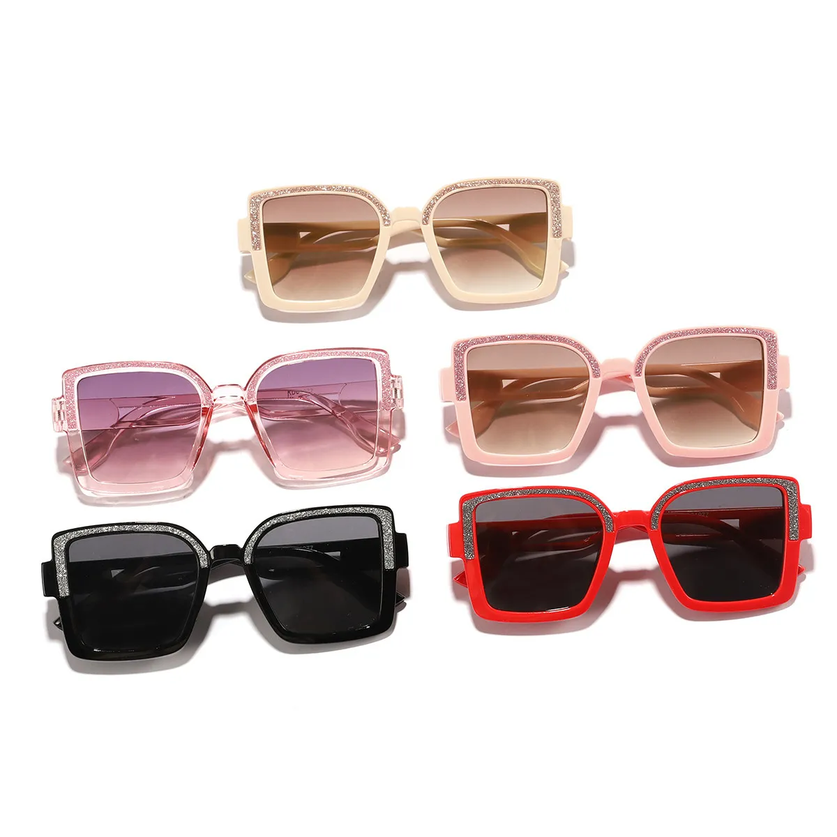 Toddler/kids Glitter Fashion Eyeglasses with Box Black big image 1