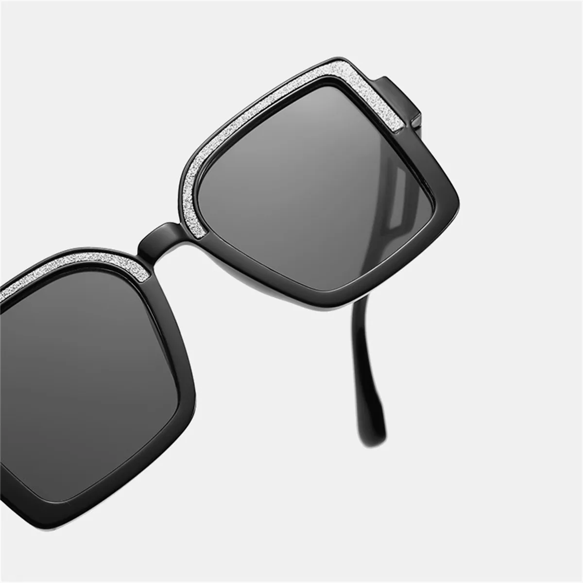 Kleinkind/Kinder Glitzer Mode Brille mit Box schwarz big image 1