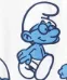 藍精靈 嬰兒 中性 童趣 短袖 連身衣 藍白色