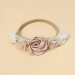 Diadema de decoración de flores de rosa 3D de estilo dulce de estilo dulce  Color-C