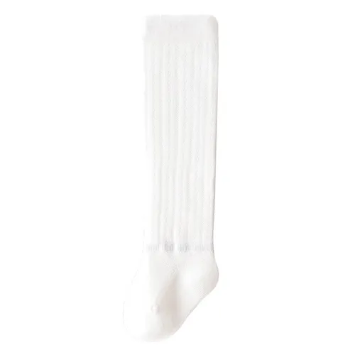 Baby Mädchen/Junge Lässige einfarbige Netz-Mesh-lange Socken