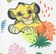 迪士尼獅子王 嬰兒 中性 獅子 童趣 短袖 連身衣 米白色