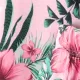 Kid Boy 2pcs Tropische Pflanzen Print Pyjama Shirt und Shorts Set rosa
