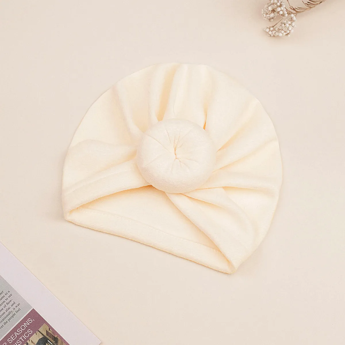 

Baby Casual Style Knot Design Pullover Beanie Headband