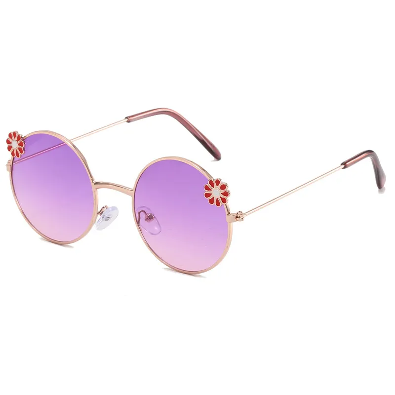 Kleinkind/Kinder Mädchen Sweet Style Gänseblümchen Blume Akzent Sonnenbrille  rosa big image 1