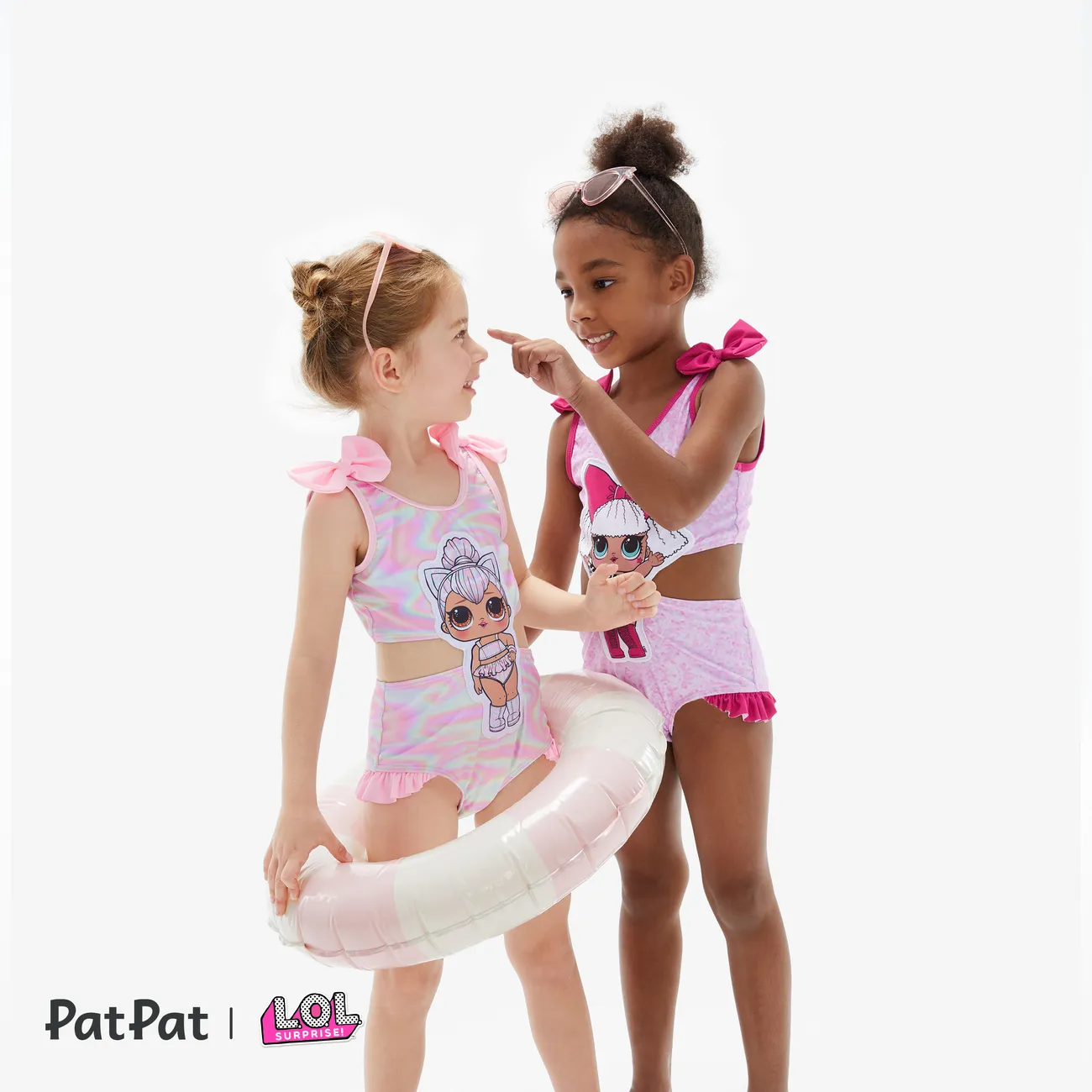 L.O.L. SURPRISE! Toddler Girl/Kid Girl Graphic Print swimsuit Pink big image 1