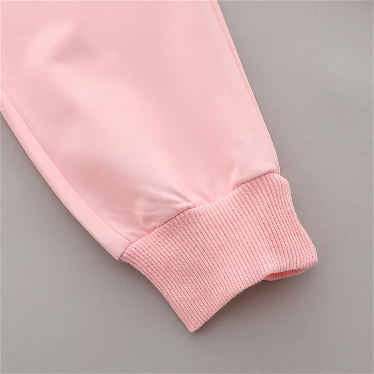 Kinder 2-teiliges Set, einfarbig und unisex, aus Polyester-Material, Regular Fit. rosa big image 1