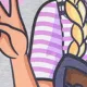 Barbie Toddler Girl Character Print Ruffled Long-sleeve Tee Flecked Grey