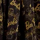 Barbie Pâques Enfants Fille Multi-couches Lettre Robes Noir