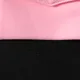 Barbie Kid Girl Leopard Print/Colorblock Waist Bag Design Sweatshirt Dress Black