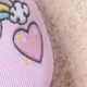 Enfant en bas âge/enfant fille Graffiti dessiné à la main rose slip-on chaussures de plage  Rose Clair