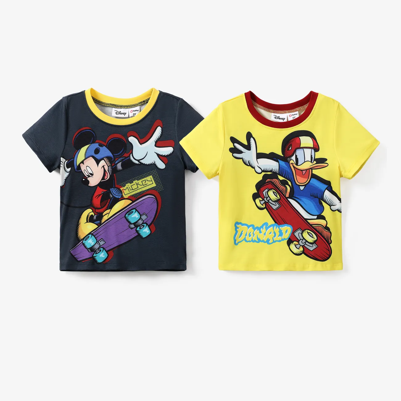 Disney Mickey and Friends 1pc Toddler/Kids Boys Naia™ Character T-Shirt
 Yellow big image 1