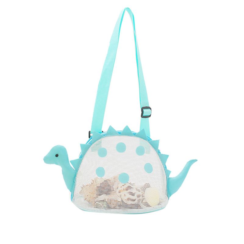 

Toddler/kids Girl/Boy Childlike Dinosaur Mesh Crossbody Beach Bags