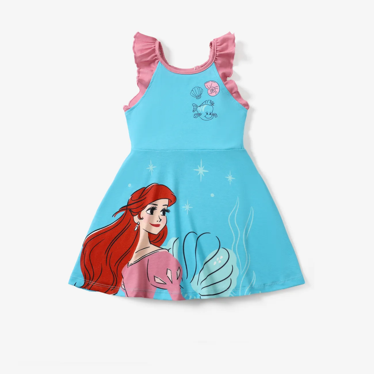 Disney Princess Kleinkinder Mädchen Neckholder Kindlich Kleider blau big image 1
