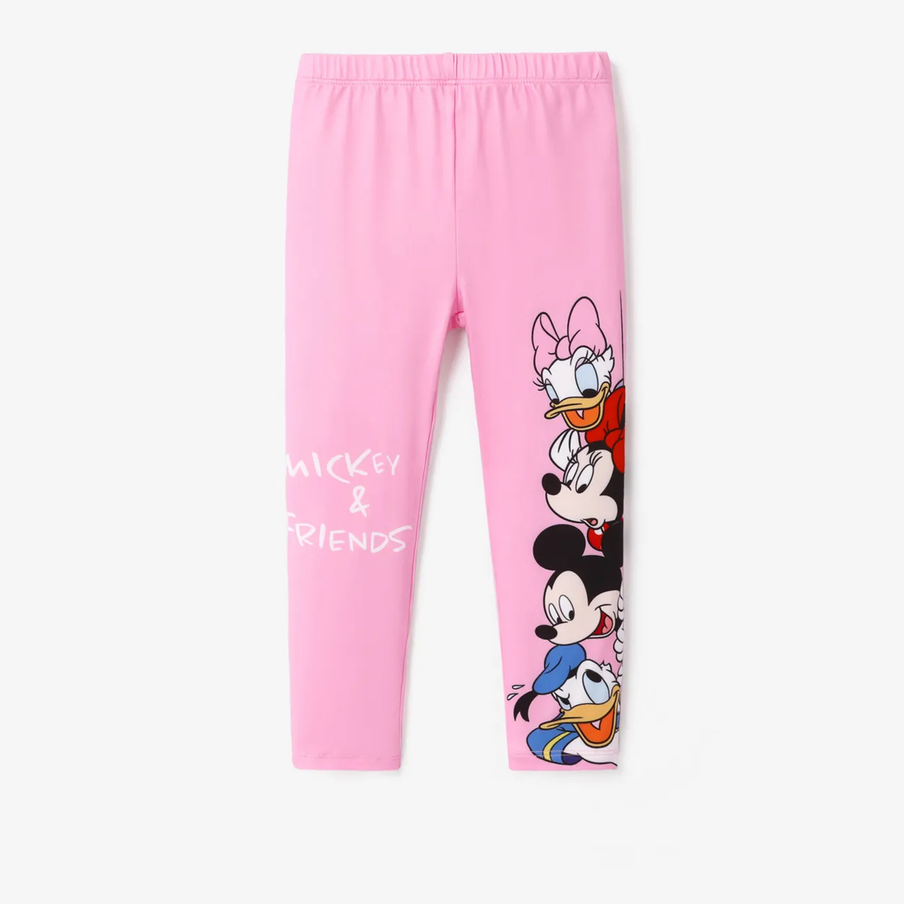 Disney Mickey and Friends طماق & سروال & سروال التمهيد 2 - 6 سنوات حريمي شخصيات زهري big image 1