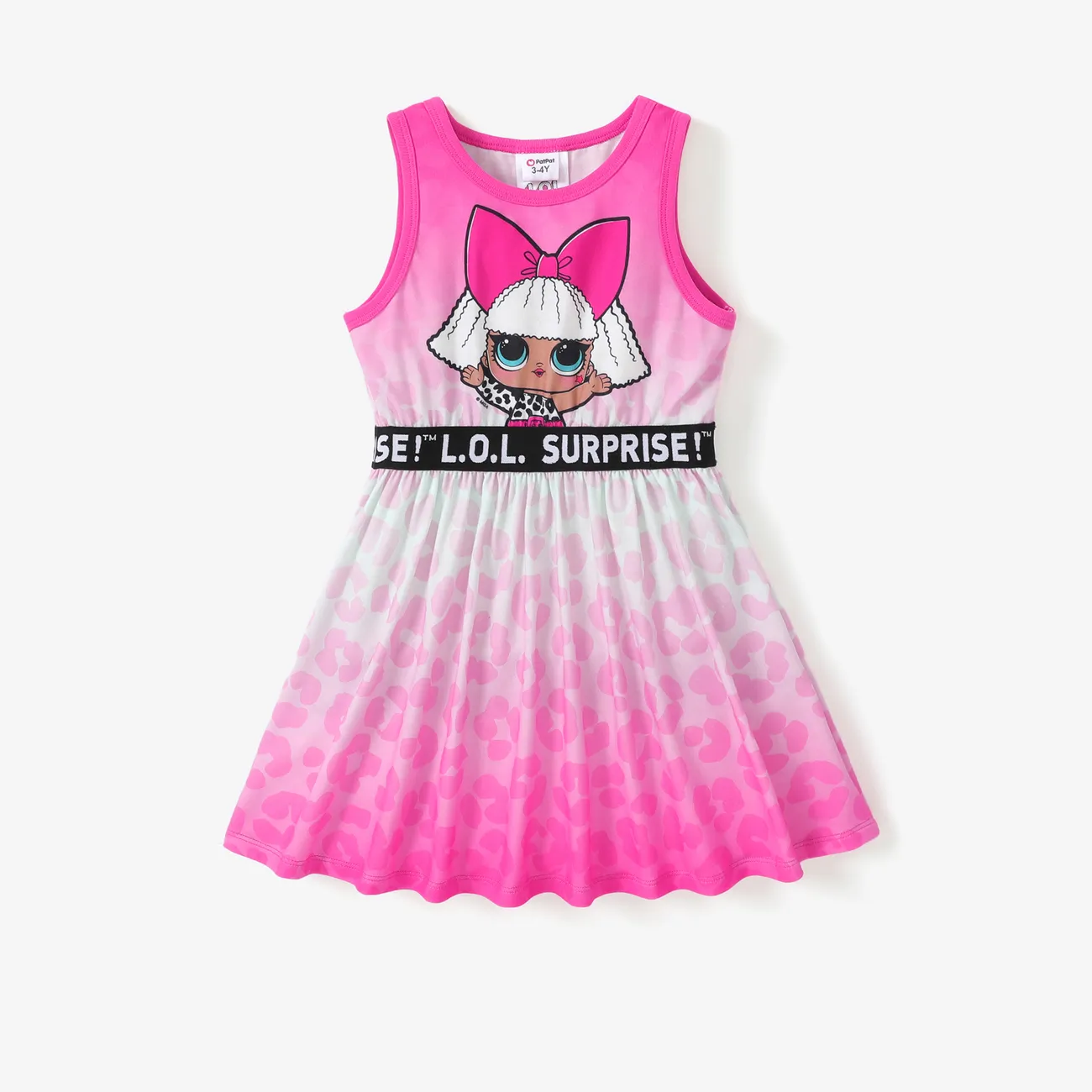 LOL Surprise IP Chica Trenza Infantil Vestidos rosado big image 1
