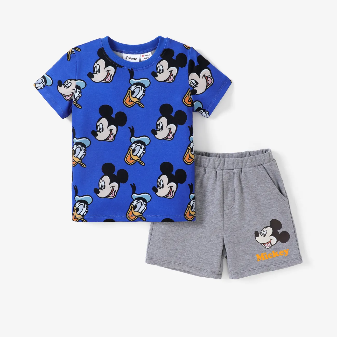 Disney Mickey and Friends 2 unidades Menino Entrançado Infantil Conjuntos Azul big image 1