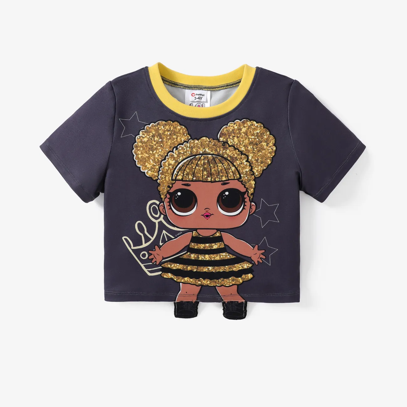 L.O.L. SURPRISE! Toddler/Kid Girl Graphic Print Short-sleeve Tee
 CharcoalGray big image 1