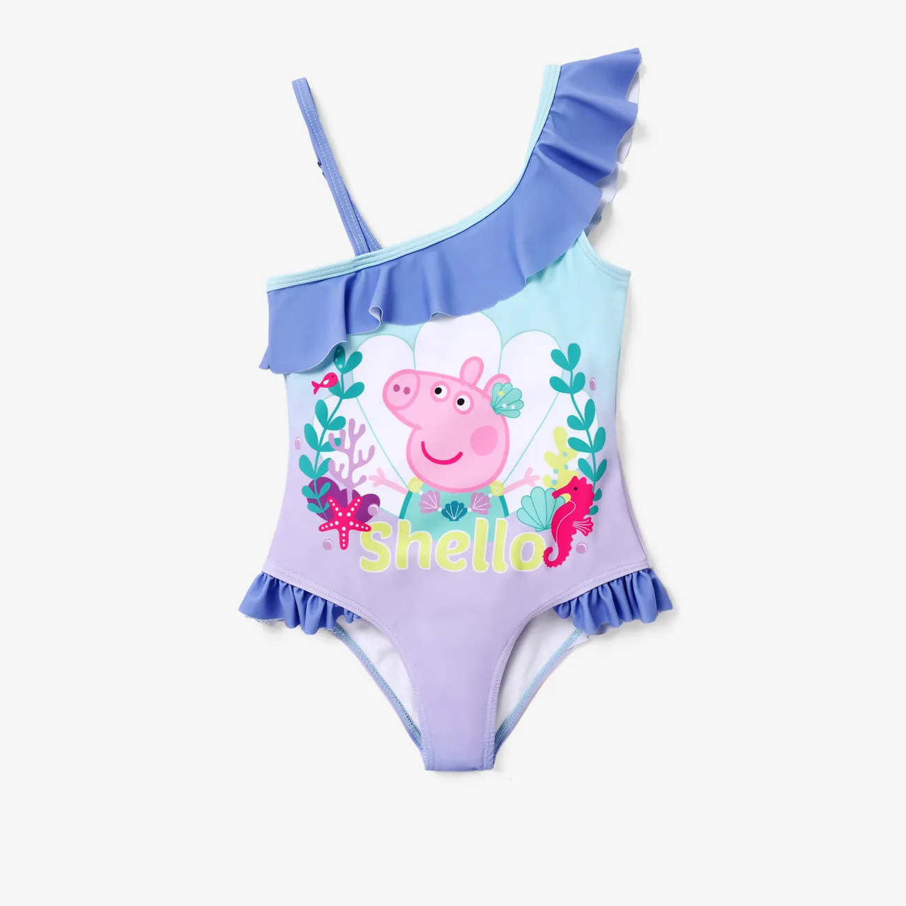 Peppa Pig Toddler/Kid Girl Mermaid Swimming suit Light Purple big image 1