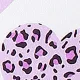 Baby Girl Allover Leopard Heart Print Long-sleeve Sweatshirt Light Purple