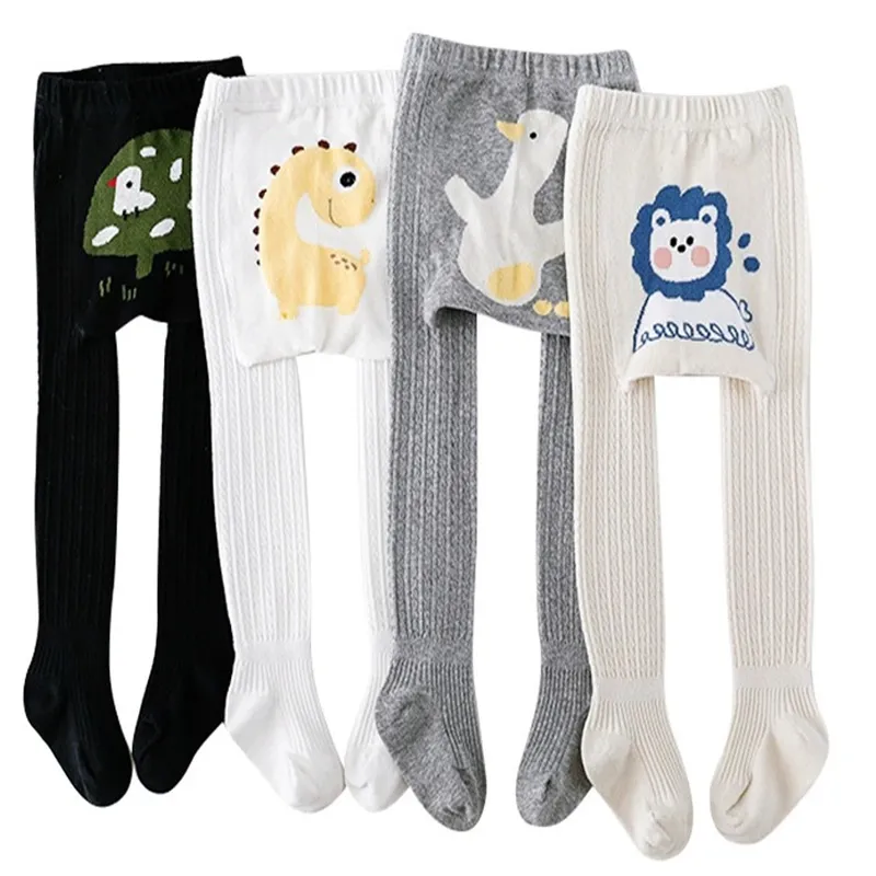 Baby/toddler Boy/Girl Cute Cartoon Animal Pattern Legging Socks  White big image 1
