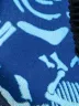 Niño pequeño Unisex Informal Grafiti dibujado a mano Pantuflas Azul